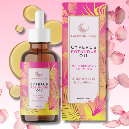 Aceite de Cyperus Rotundus para la reducción natural y permanente del vello.