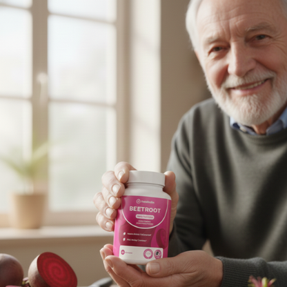Beetroot Cápsulas orgánicas de raíz de remolacha