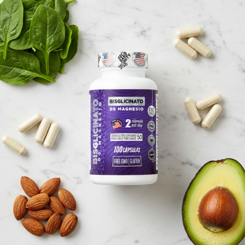 Bisglicinato de Magnesio 100% Americano