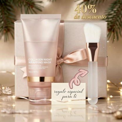 Mascarilla de colágeno para una piel radiante