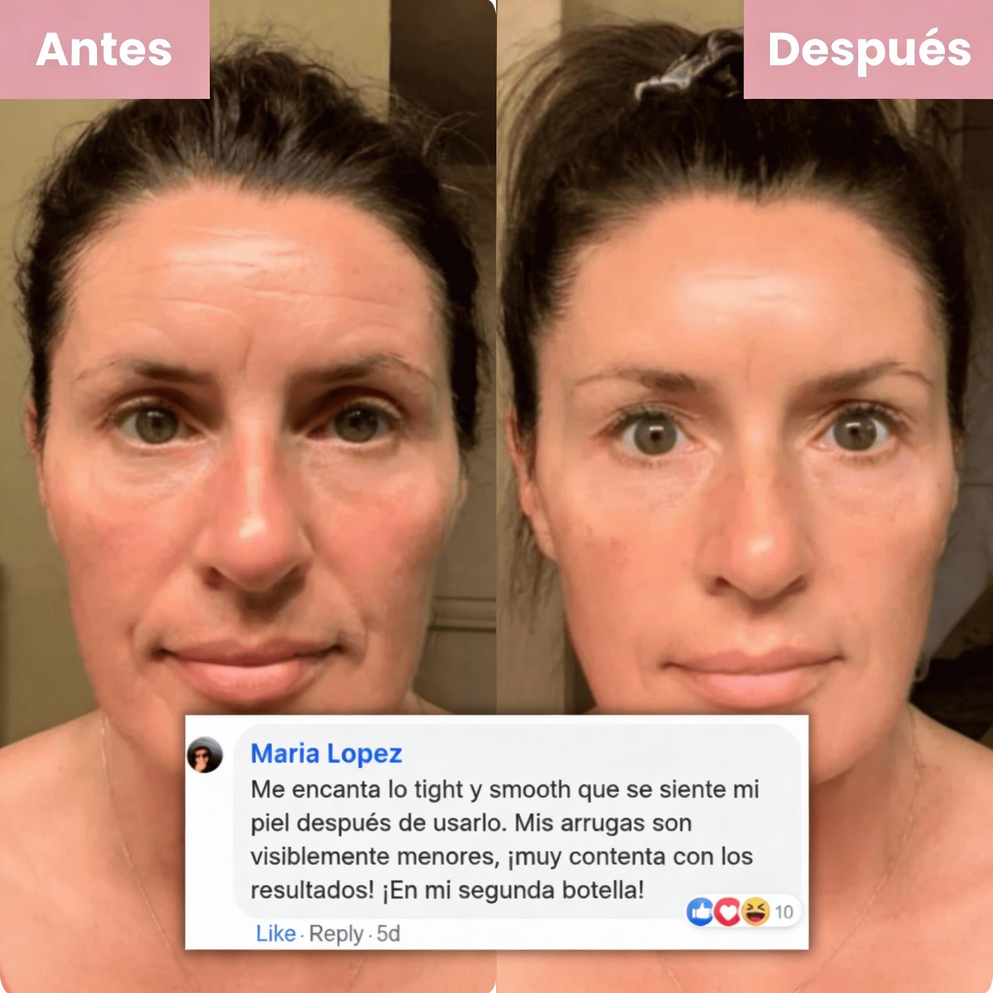 Mascarilla de colágeno para una piel radiante