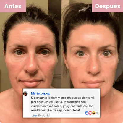 Mascarilla de colágeno para una piel radiante