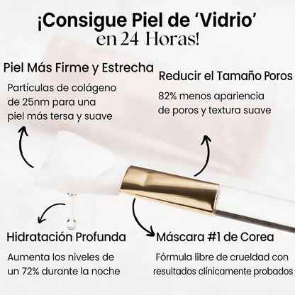 Mascarilla de colágeno para una piel radiante